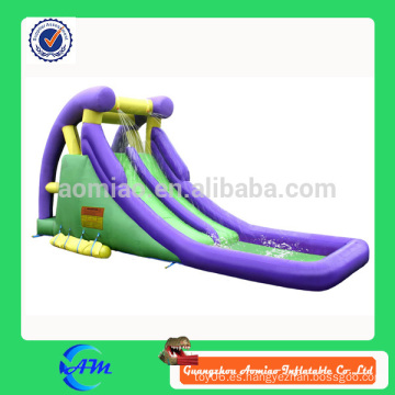 Tobogán inflable barato con piscina para niños